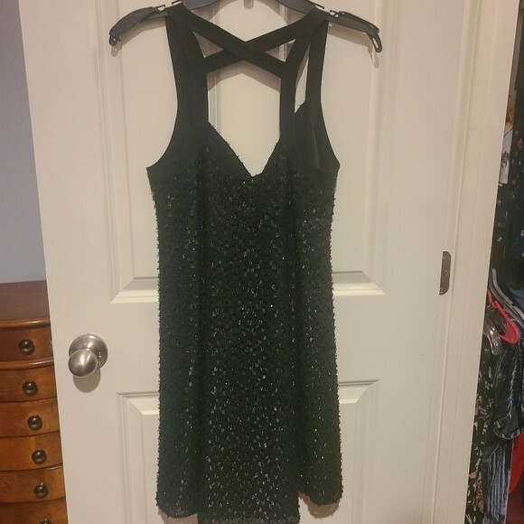 Rebecca Minkoff Sparkly Black Dress - Picture 6 of 7